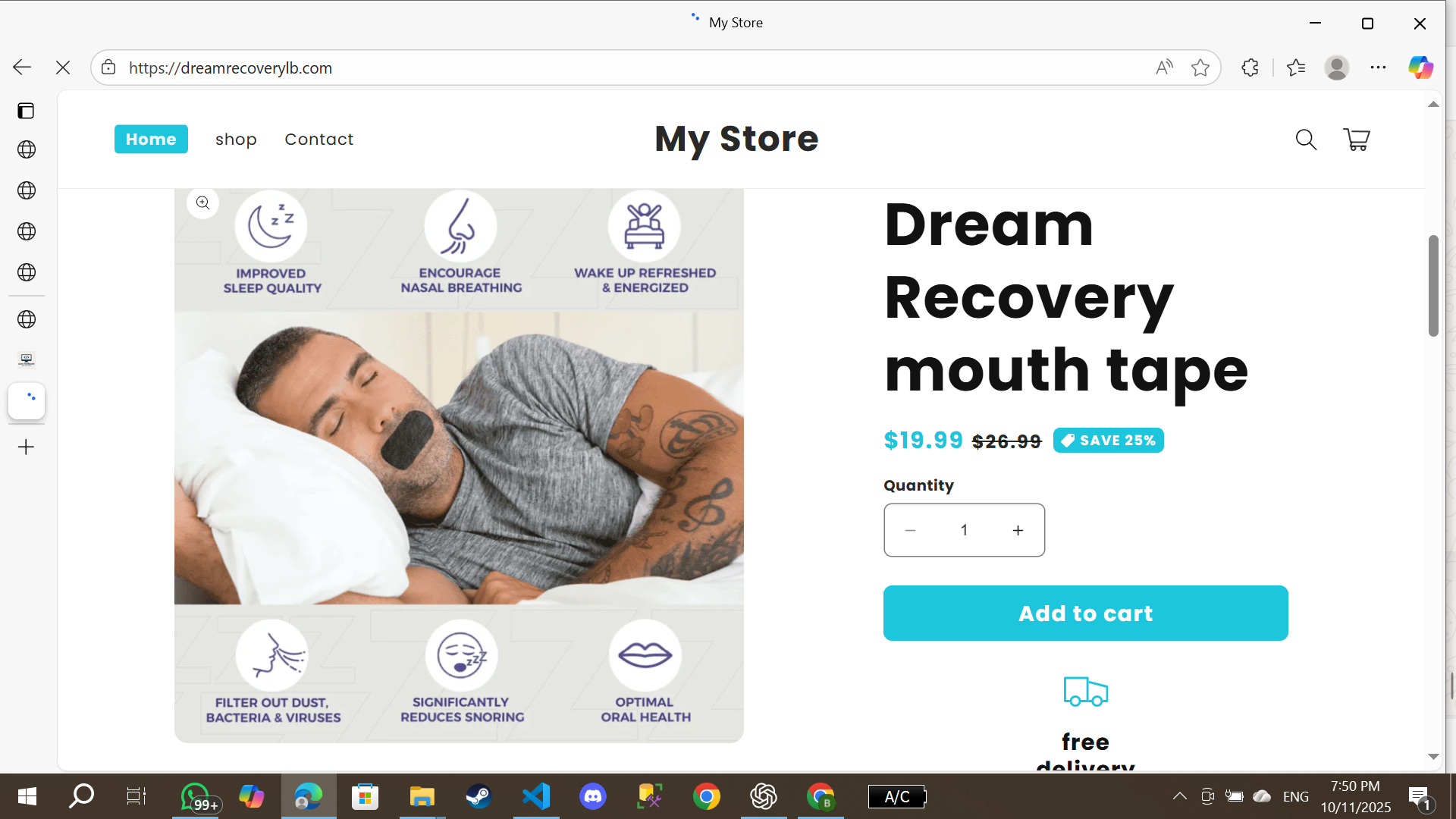 Dream Recovery Website